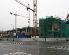 <p>Początek Arkad Wrocławskich - budowa na przestrzeni lat 2005-2007</p>